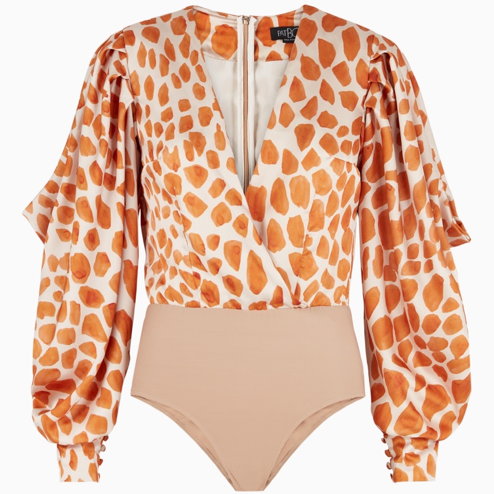 PATBO Margot Printed Bodysuit